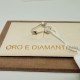 ANELLO DIAMANTE SOLITARIO CARATI 0.16 ORO BIANCO18KT