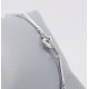 Bracciale Tennis Cuore Oro Bianco 18kt e Zirconi bianchi taglio brillante