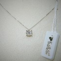 Collana Diamanti carati 0.30 certificati in Oro bianco 18kt by KARAL GIOIELLI