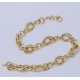 Bracciale donna Oro giallo 18 kt a catena lucido e lavorato