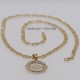 COLLANA ORO 18 Kt ROSA DEI VENTI CATENA cm 50 Uomo GRAMMI 12,30