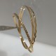 Bracciali Rigidi schiava Oro giallo18kt diametro cm7