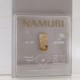LINGOTTO ORO + Diamante blister naturale ct0,10 NAMURI nascita battesimo matrimonio laurea
