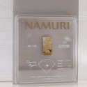 LINGOTTO ORO + Diamante blister naturale ct0,10 NAMURI nascita battesimo matrimonio laurea