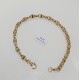 Bracciale uomo elegante oro giallo/bianco18kt-750%