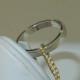 Fede Anello Modello Damiani in Oro bianco18kt e 10 Diamanti